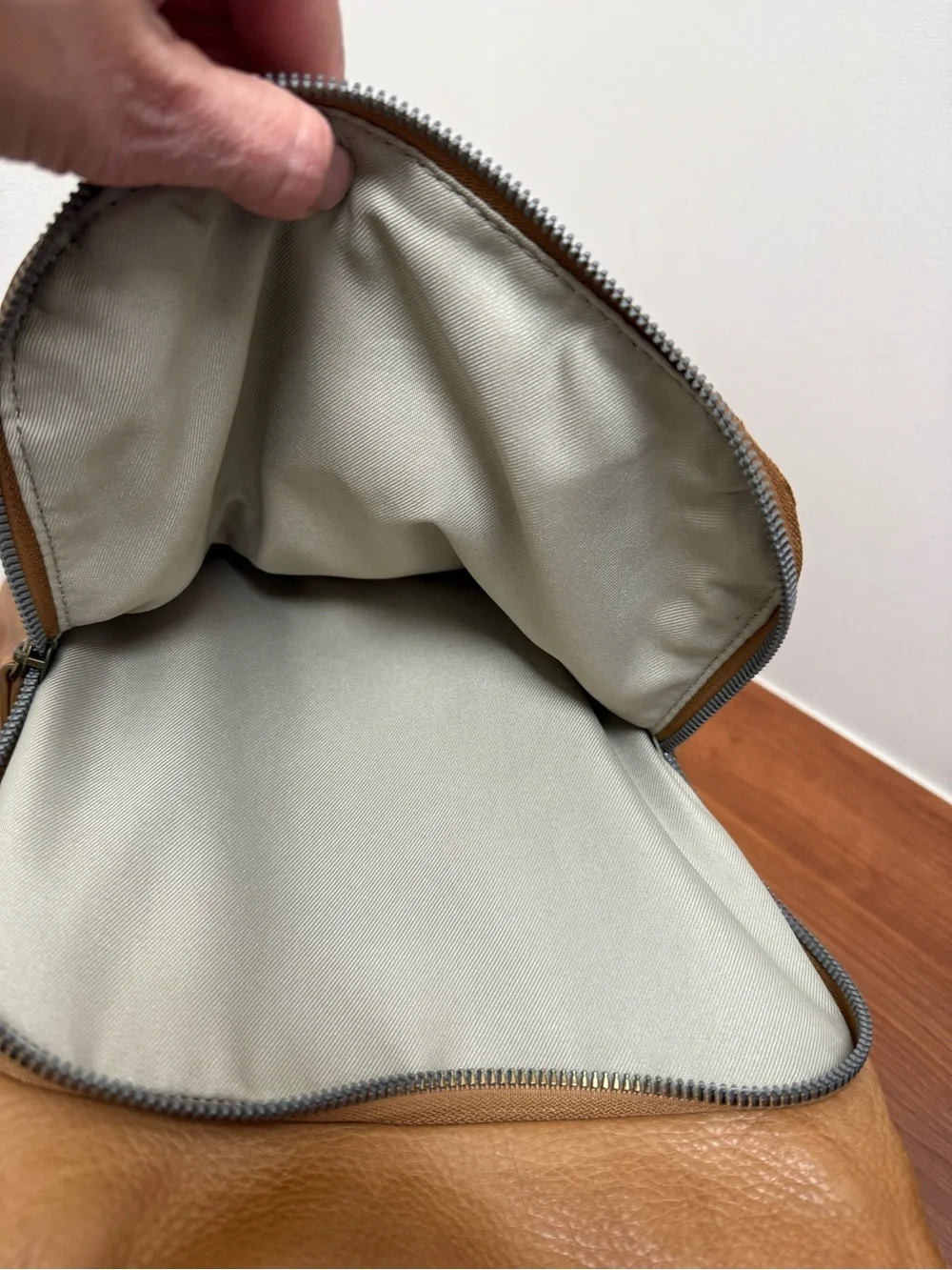American Leather Co. Cleveland Midsized Backpack Brown Tan Leather